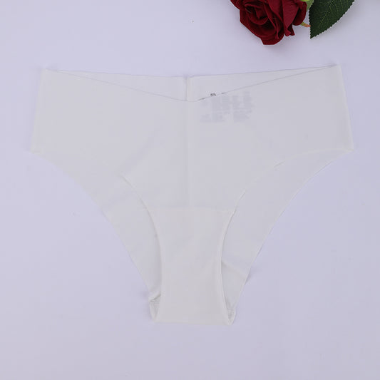 Freedombeauty | European and American New Women's Seamless Panties Low Waist Sexy Shorts Sewing Ice Silk Breathable Briefs Generation Hair