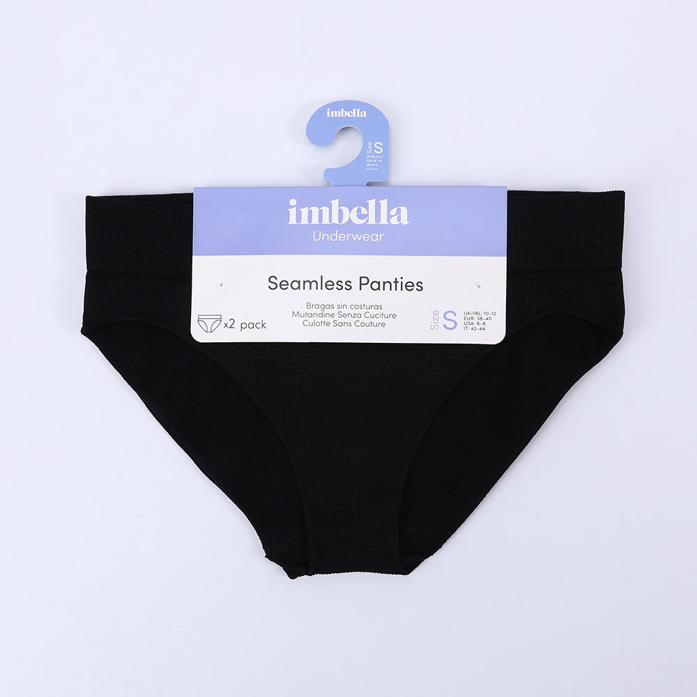 Freedombeauty | Underwear Women's Pure Desire Style European and American Low Waist Lady Sexy Invisible Seamless Sports Fitness Classic Briefs