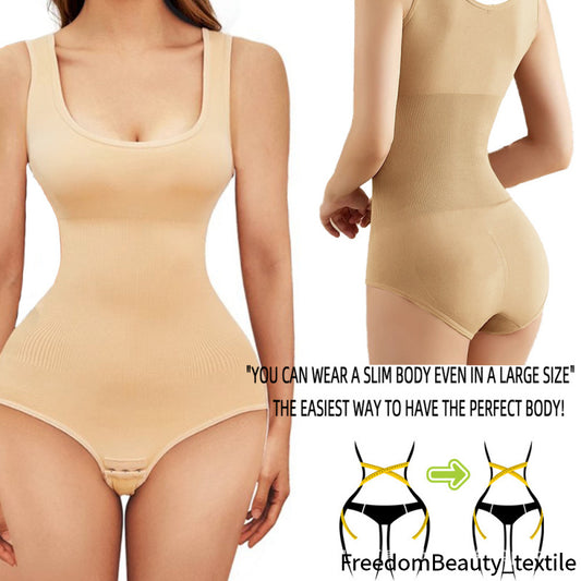 freedombeauty|Seamless Pants Shapewear Butt Lifter Tight Abdomen Control Bodysuit European and American Underwear High Elasticity Strap Plus Size