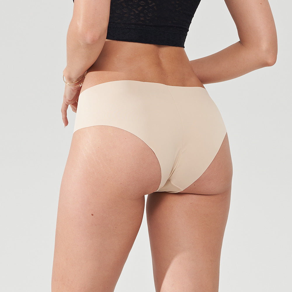 Freedombeauty | Breathable Traceless Invisible Women's Yoga Fitness T-Back Briefs European and American Sexy Ice Silk French Underwear Women