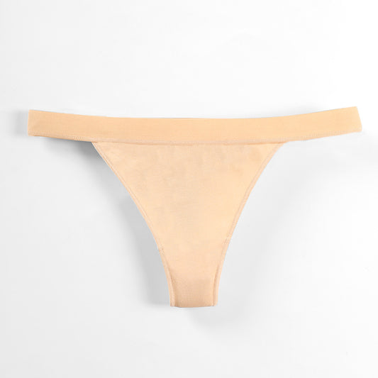 Freedombeauty | Dys106 Women's T-Back Thong Low Waist Panties European and American Hot Pure Cotton Briefs Comfortable and Sexy