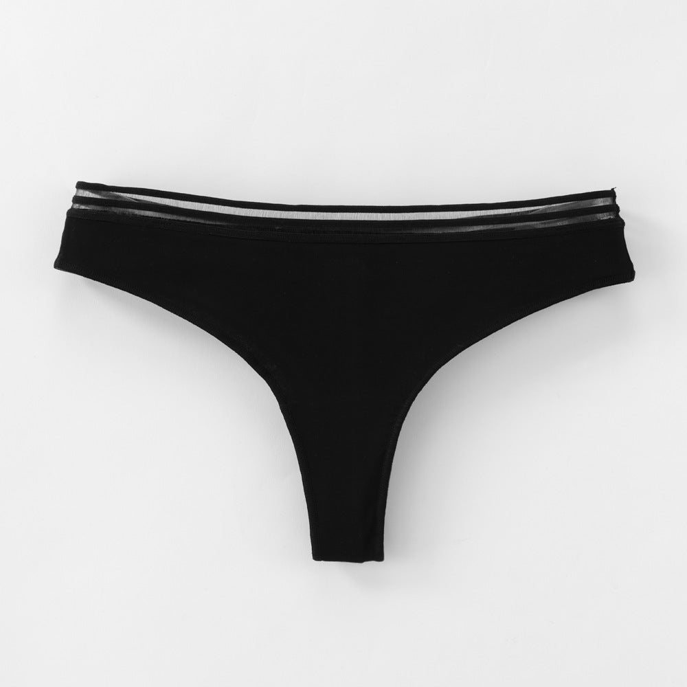 Freedombeauty | T-String for Women Underwear Hot Sale 40S Combed Cotton Sexy Lady's Briefs Live Broadcast Best-Selling in Stock