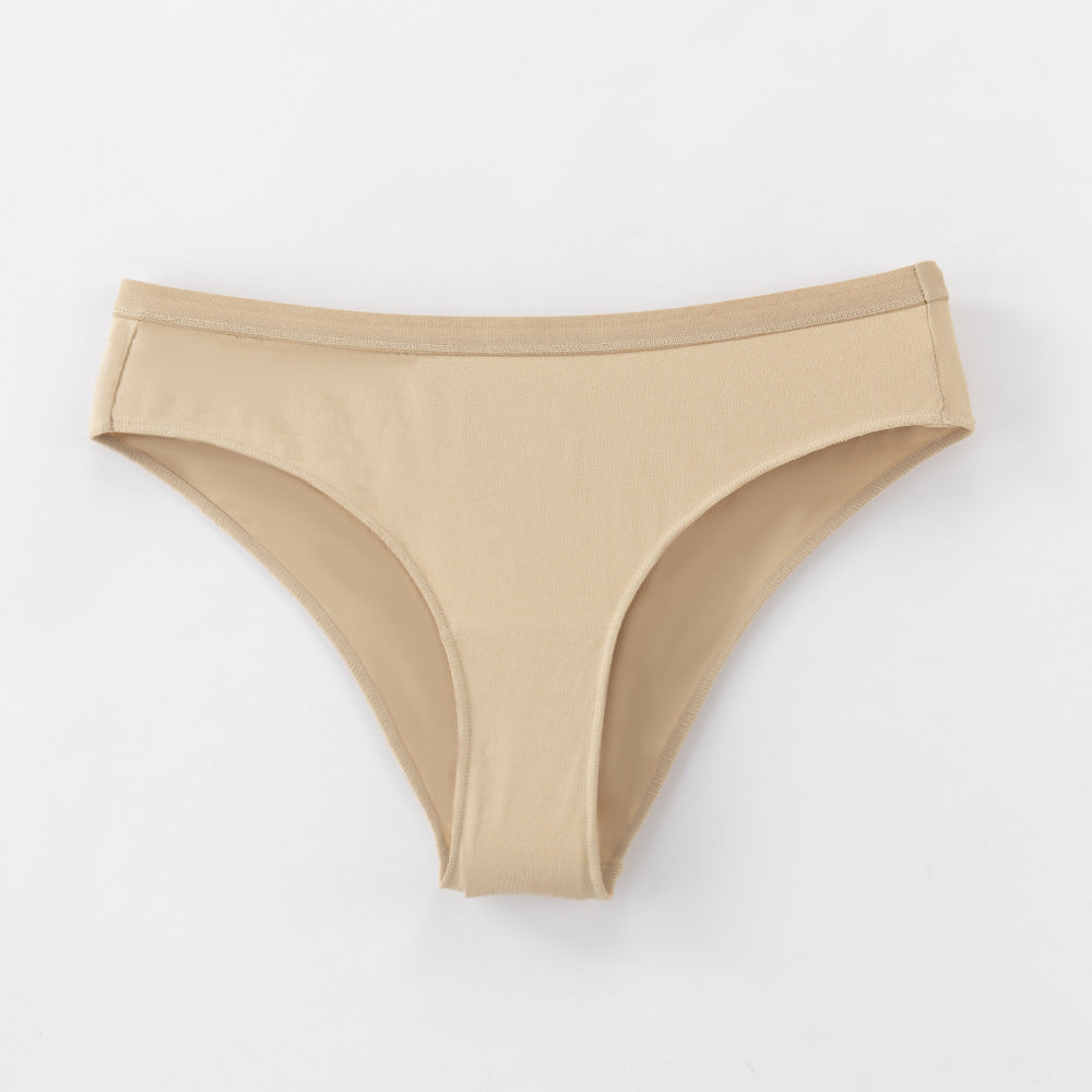 Freedombeauty | plus Size Underwear Women's 40 Combed Cotton Comfortable Solid Color Low Waist Women's Briefs Support Hot Sale