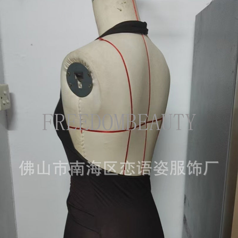 Freedombeauty | Hot Sale Sexy Lingerie Sexy Sweet Style Halter Spaghetti Straps Secretary Uniform Hip Skirt