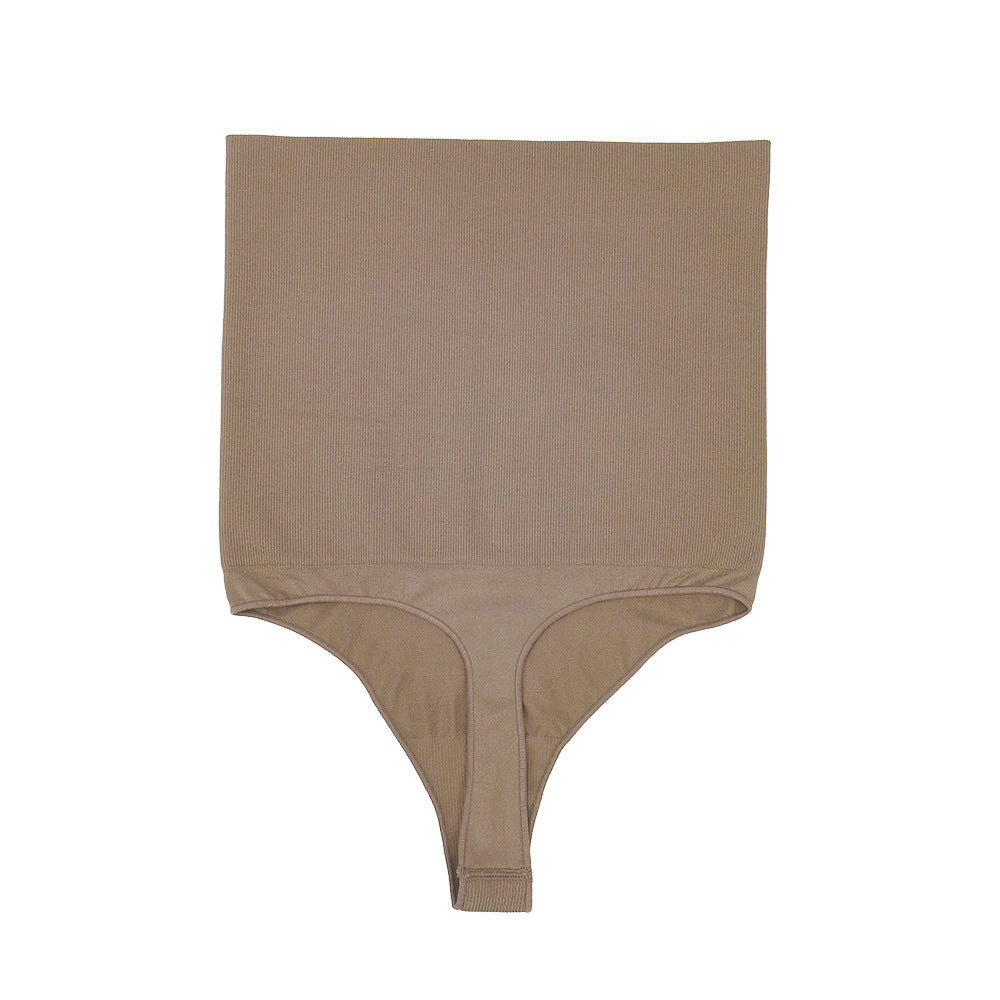 Freedombeauty | Ultra High Waist T-Back Seamless Body Shaping Abdominal Pants Sexy European and American One Piece New Panties Women