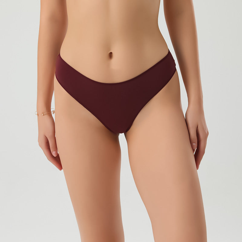Freedombeauty | Women's Cotton Underwear European and American T-Back Sexy Low Waist Invisible Briefs in Stock