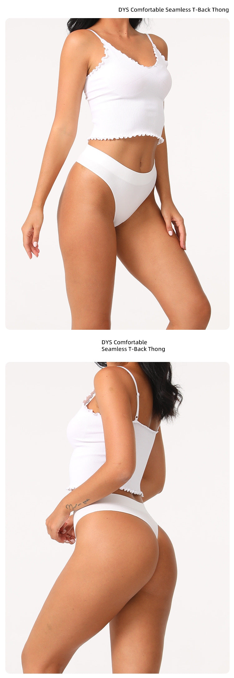 Freedombeauty | Seamless Jinammonia Women's T-Back Stretch Breathable Low Waist Sexy Comfortable Suit Multi-Color Optional Underwear Women