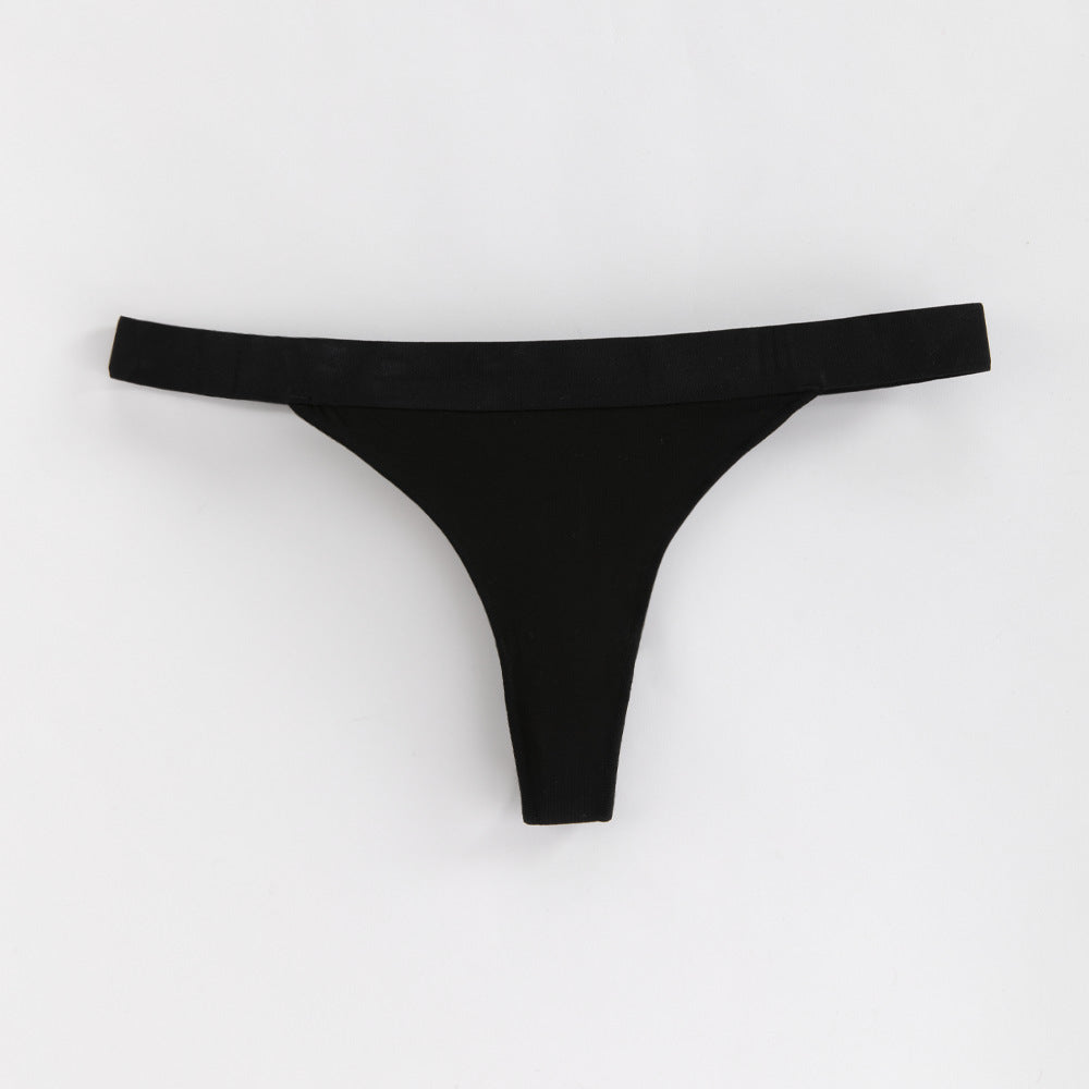 Freedombeauty | Women's T-Back Cotton Thong Low Waist Sexy Underwear Popular Pure Cotton Briefs Comfortable in Stock