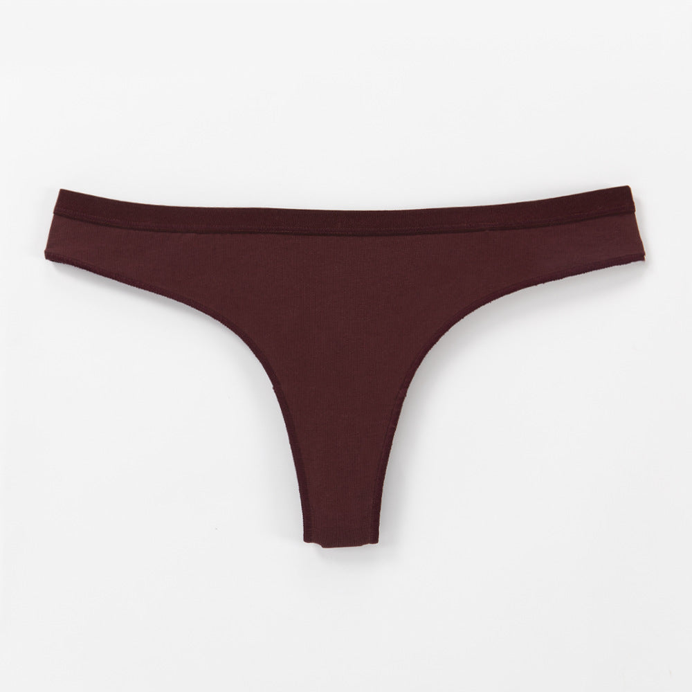 Freedombeauty | Custom European and American Ladies Sexy Thong Thongs Combed Cotton Source Support Small Orders