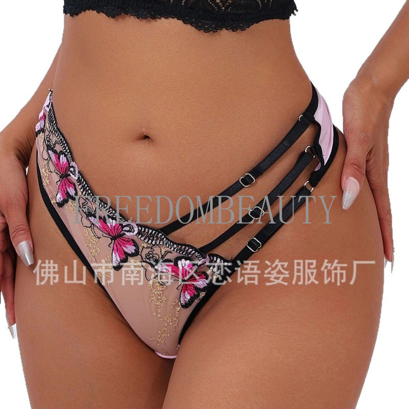 Freedombeauty | Popular Sexy Fashion Pure Desire Wind Charm Temptation Transparent T-Back Women's Sexy Underwear Low Waist Women's