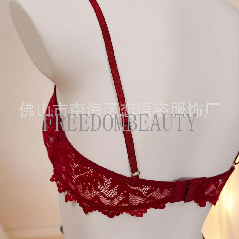 Freedombeauty | Fashion Sexy Stretch Lace Midriff Outfit Design Sweet Pure Style Sexy Jumpsuit