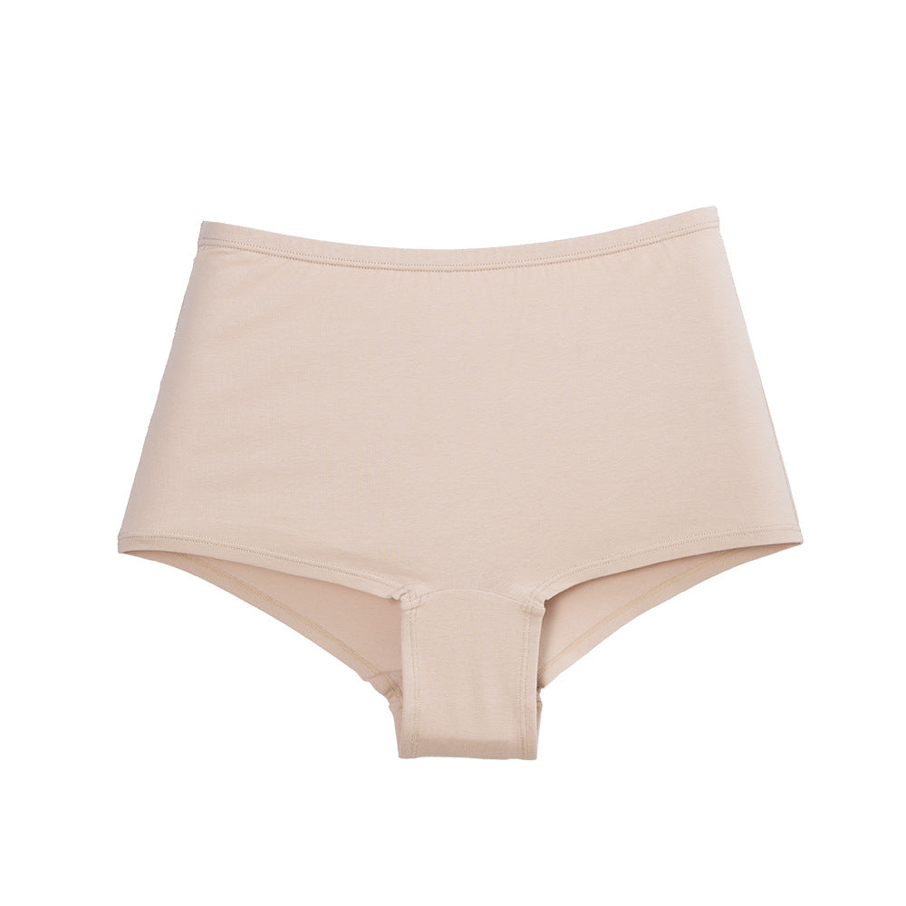 Freedombeauty | plus Size Underwear Women's Cotton High Waist Hip Lift Boxers Summer Safety Pants Belly Contracting Boxers Anti-Exposure