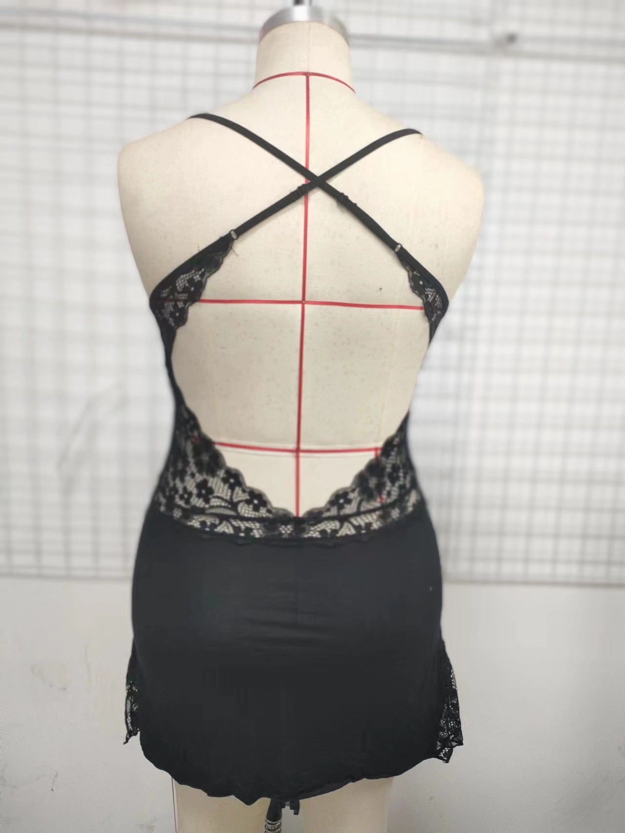 Freedombeauty | Sexy Sexy Sleepwear Lace See-through Popular Slip Nightdress Plussizeplus Size