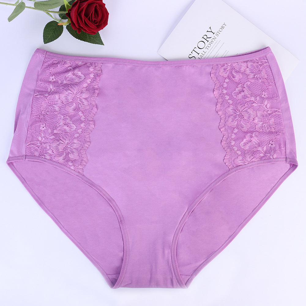 Freedombeauty | plus Size Women's High Waist Underwear Women's 130.00Kg Pure Cotton Briefs Cotton Crotch Ladies' Hip Lifting Belly Contracting Shorts