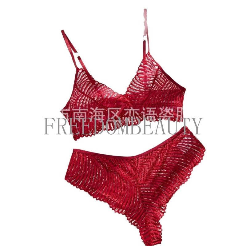 Freedombeauty | Thin Sexy Lace Push up Small Breasts No Fashion Pure Desire Style Sexy Sexy Suit Tight