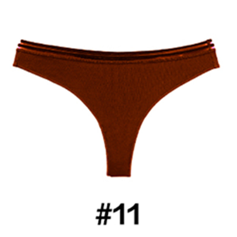 Freedombeauty | T-String for Women Underwear Hot Sale 40S Combed Cotton Sexy Lady's Briefs Live Broadcast Best-Selling in Stock