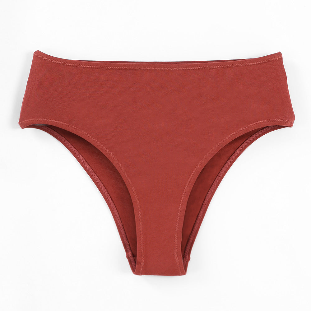Freedombeauty | plus Size Underwear Women's Cotton High Waist Women's Briefs 150.00kg European Size Comfortable Combed Cotton Best-Selling in Stock