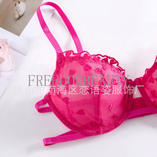 Freedombeauty | Sexy Lingerie Sexy Pure Desire Style Women's Lace Embroidery Temptation Sexy Hollow out Suit