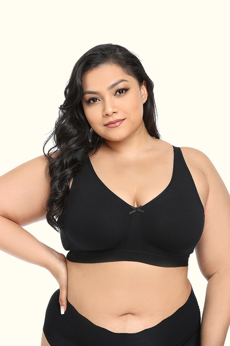 Freedombeauty | New Boutique plus Size Bra B- G Cup Cup-Dividing plus Size Fully Covered Anti-Sagging European and American Underwear