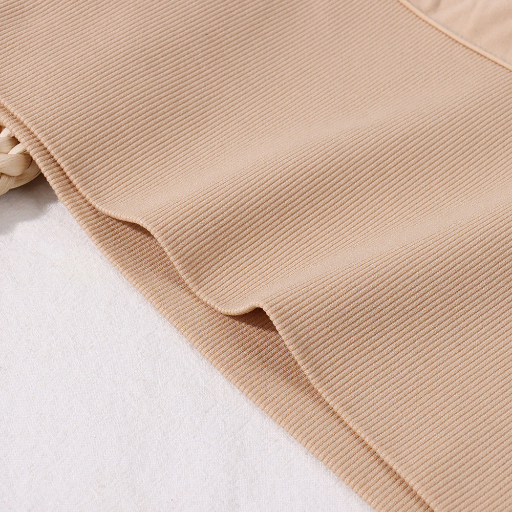 Freedombeauty | New Ultra High Waist Belly Contracting Seamless Underwear Women's Nylon T-Back Sexy Seamless Solid Color plus Size