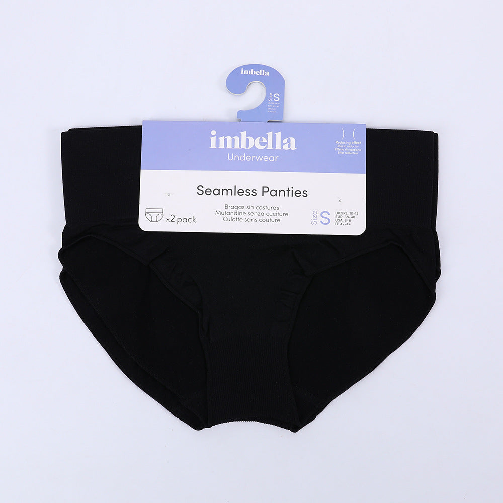 Freedombeauty | Seamless Nude Ammonia High Waist Belly Contracting Briefs High Elastic High Cut Sexy Autumn and Winter Half Sheath Underwear for Women