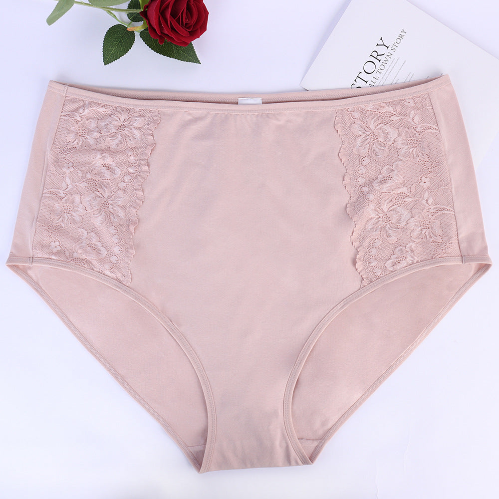 Freedombeauty | plus Size Women's High Waist Underwear Women's 130.00Kg Pure Cotton Briefs Cotton Crotch Ladies' Hip Lifting Belly Contracting Shorts