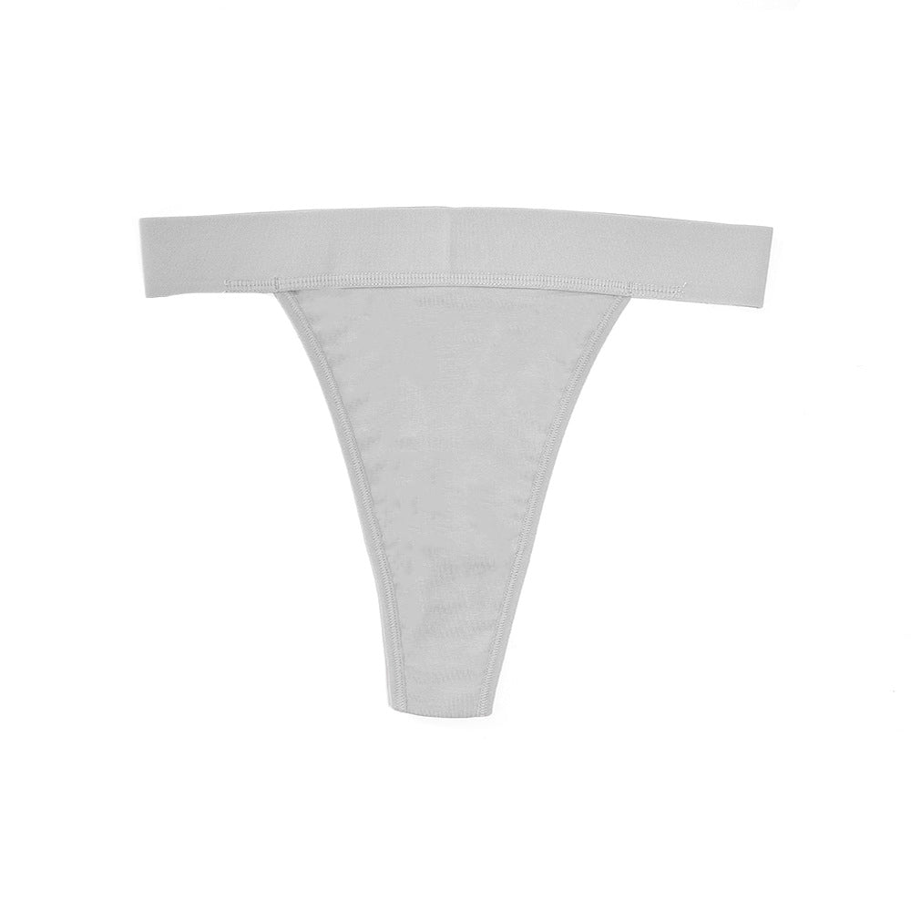 Freedombeauty | Underwear Pure Cotton Women's High Waist Non-Side Seam Women's Pure Cotton European and American Invisible G-string Sexy