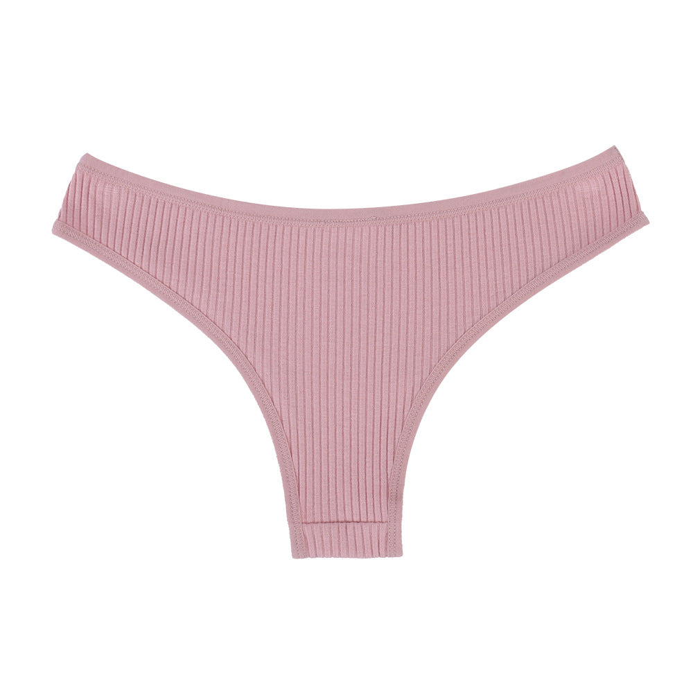 Freedombeauty | 55002 Women's Briefs Pure Cotton European and American New 40S Combed Cotton Sexy Summer Panties Women