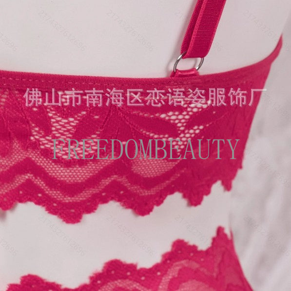 Freedombeauty | New Sexy Lingerie Suit See-through Lace Seduction Sexy Pure Desire Style