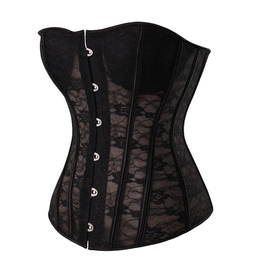 Freedombeauty | Summer Mesh Waist Court Corset, Chest Support Shapewear Belly Corset Lace