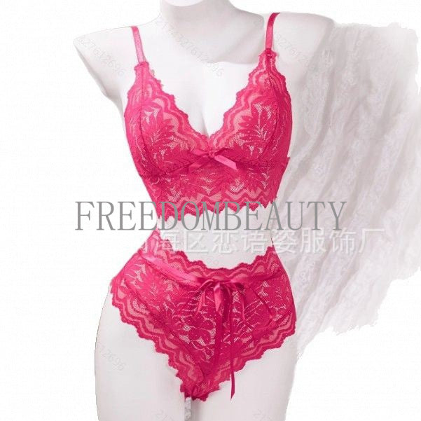 Freedombeauty | New Sexy Lingerie Suit See-through Lace Seduction Sexy Pure Desire Style