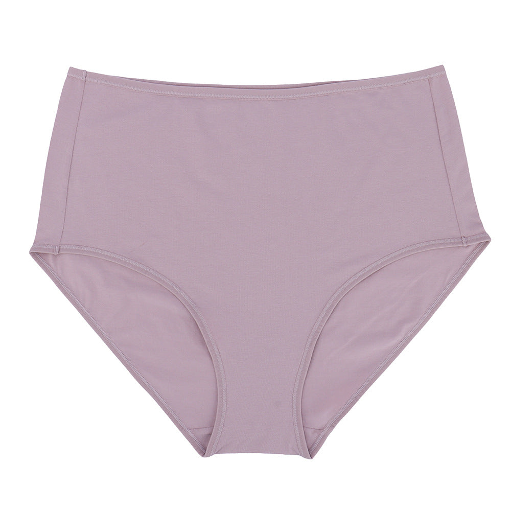 Freedombeauty | High Waist Large Size Ladies' Underwear Pure Cotton 150.00kg Can Wear Full Sheath Breathable Safety Briefs