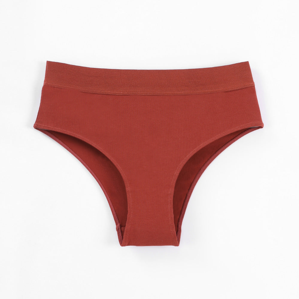 Freedombeauty | Cotton Large Size Ladies' Underwear Wide Waist Head Comfortable Not Tight Waist Briefs Live Hot Sale