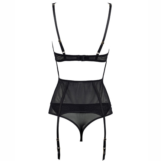 Freedombeauty | FQ2697ins Russian rim lace cutout top halter low-rise briefs sexy bra