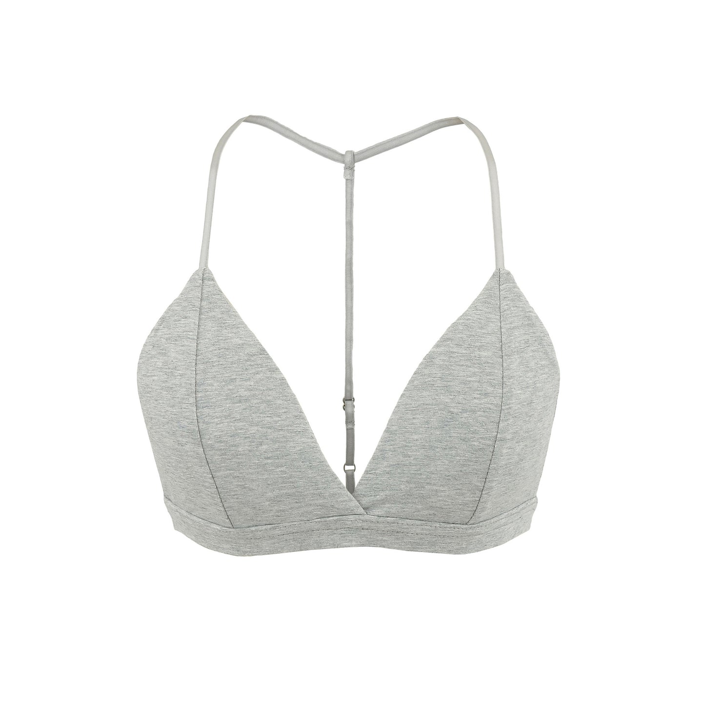 FREEDOMBEAUTY | Underwear women's thin summer girl thin shoulder strap small chest French beautiful back sexy tube top triangle cup no steel ring bra