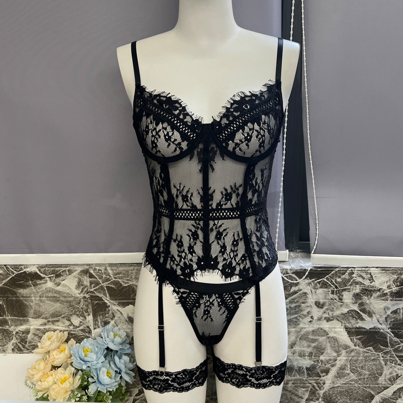 freedombeauty|Sex underwear onesie lace sexy suit underwear