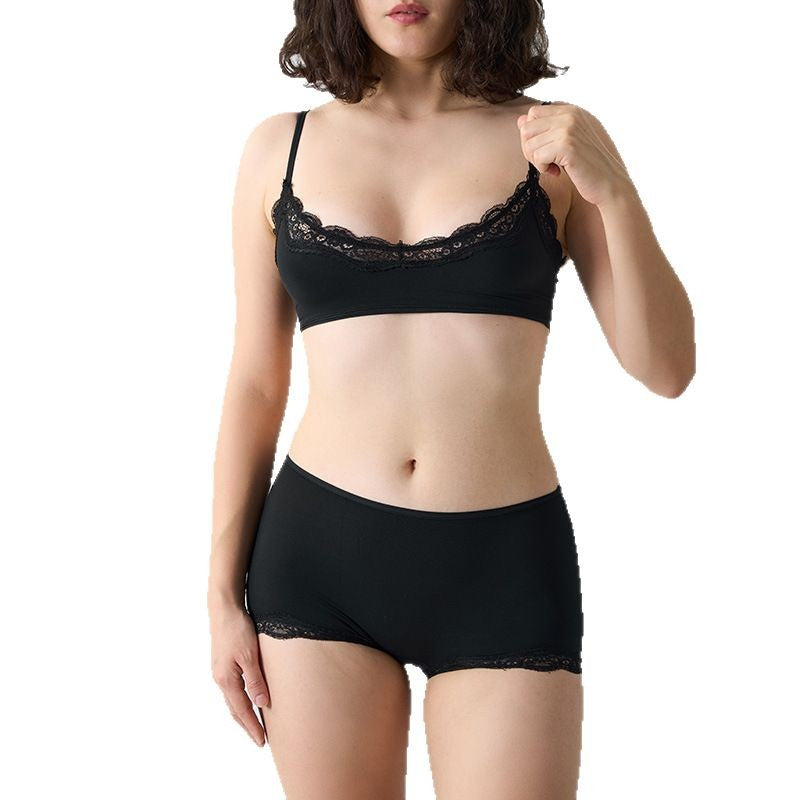 Freedombeauty | FITS EVERYDODY LACE SET Lace Underwear Set Naked Breathable French Bra Underwear Women