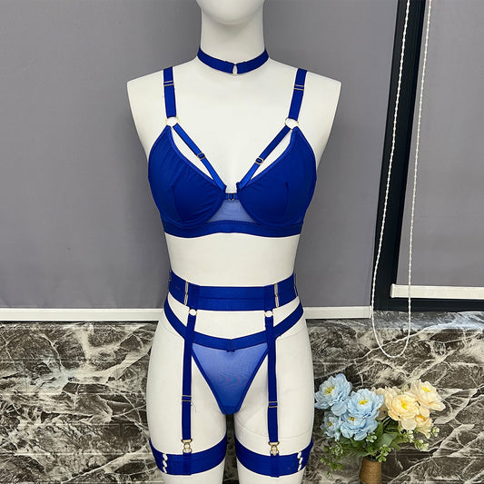 freedombeauty|Amazon's new sex underwear multi-piece chain garter sex dress