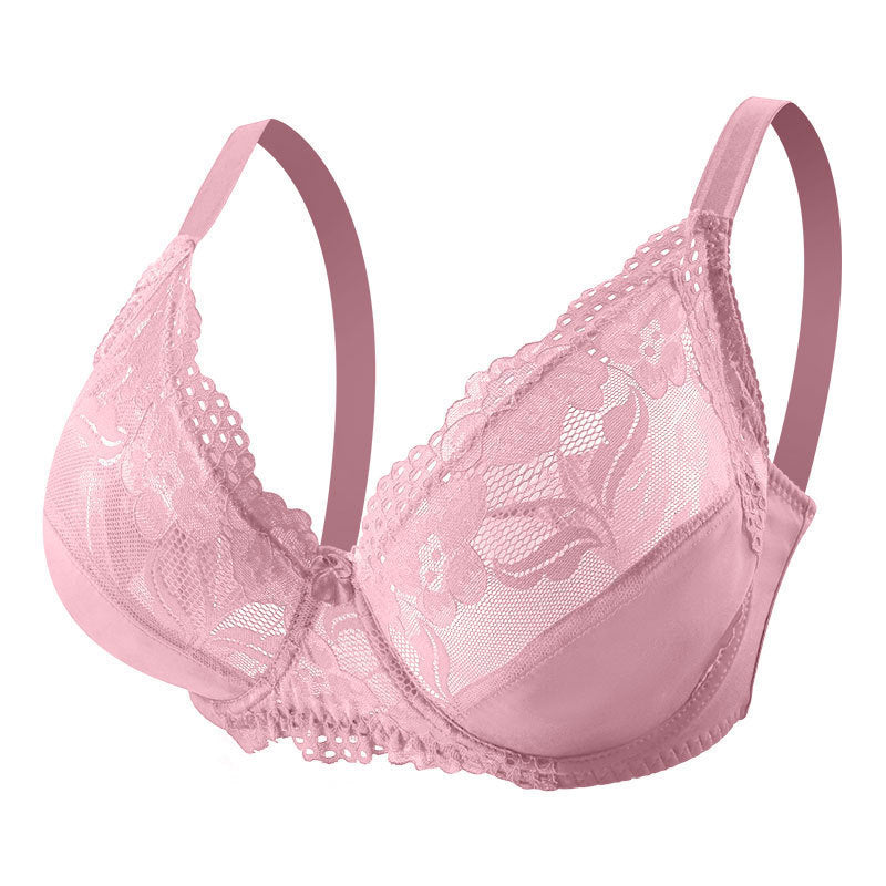 Freedombeauty | Wholesale European and American style foreign trade fashion U-shaped large size bra sexy lace bra large size women's bra underwear women