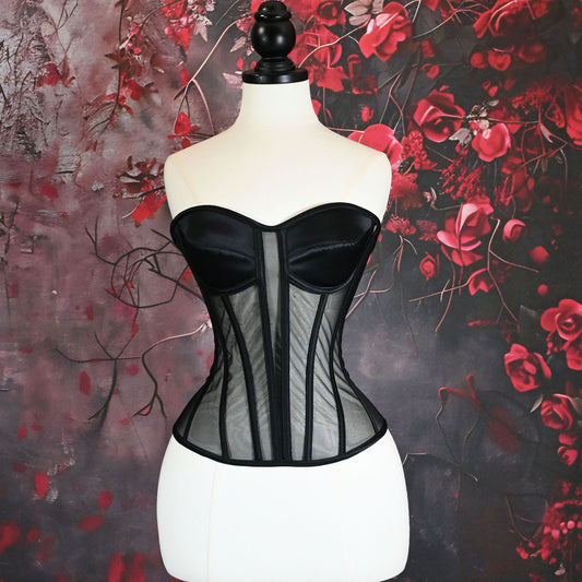 Freedombeauty | 7015 single yarn three-dimensional chest cup mesh bra wedding dress primer perspective cool bra