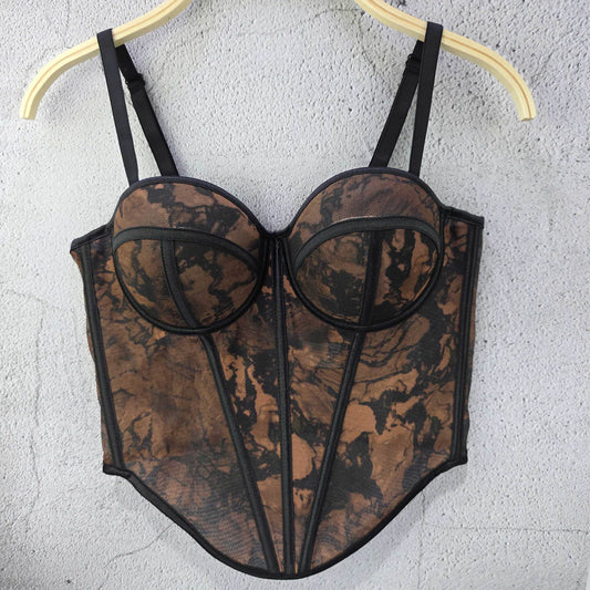 FREEDOMBEAUTY | Halter Lace-Up Sexy Sleeveless Suspender Women's Spice Girl Outwear Bow Summer Waist French 2025 Top