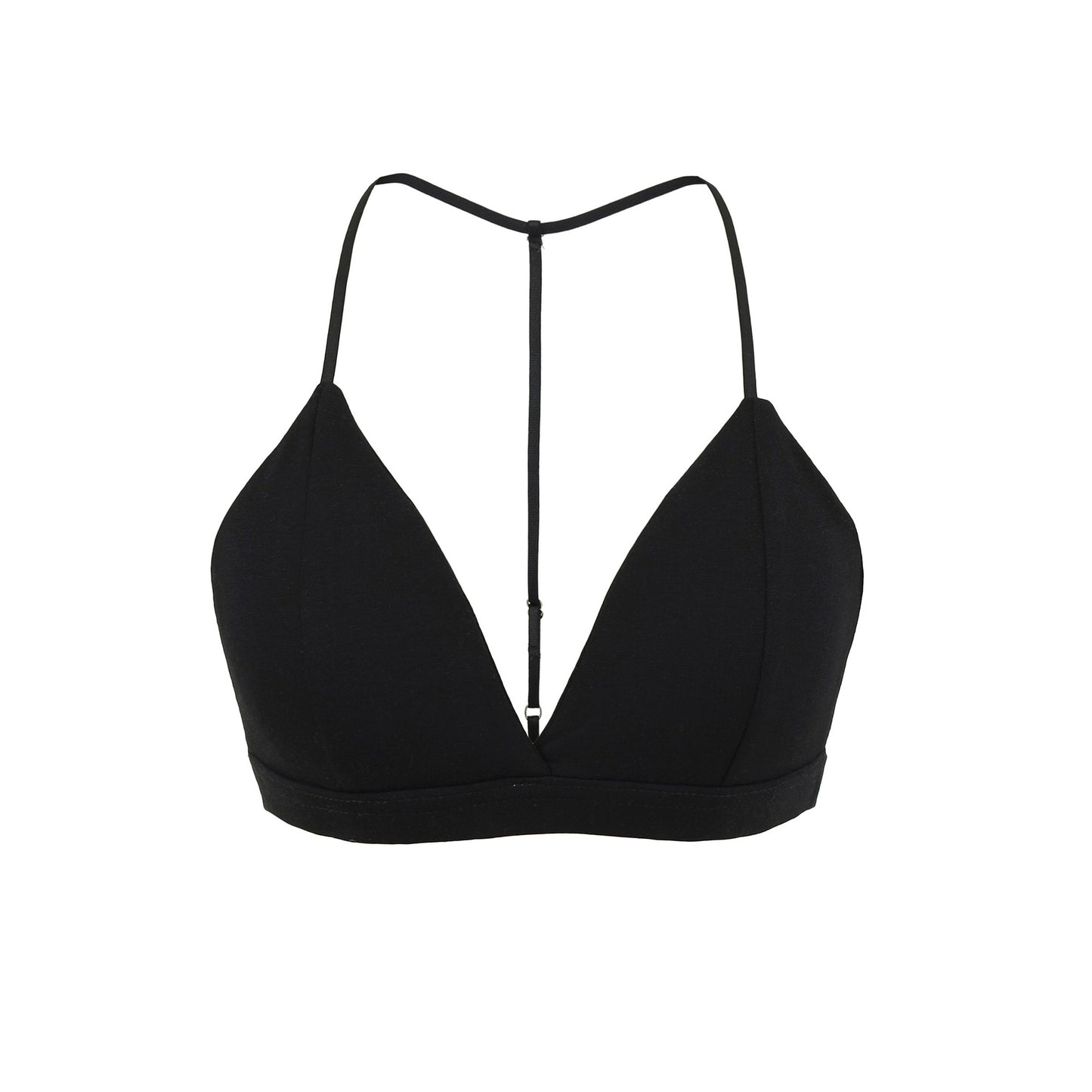 FREEDOMBEAUTY | Underwear women's thin summer girl thin shoulder strap small chest French beautiful back sexy tube top triangle cup no steel ring bra