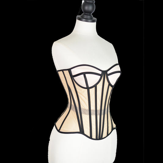 Freedombeauty | 758 breast cup mesh bra wedding dress primer perspective cool fish bone steel bone