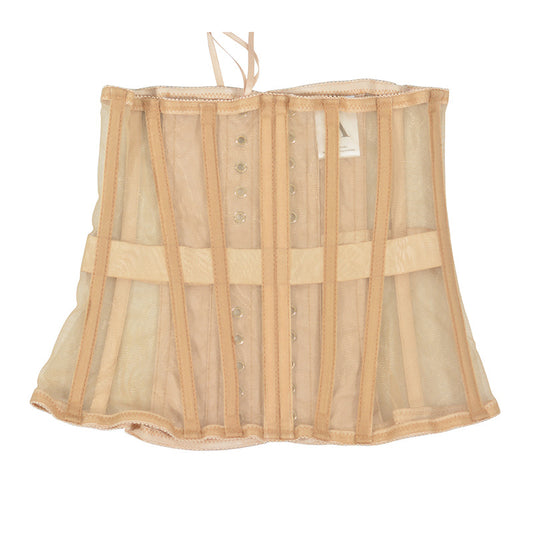 Freedombeauty | 2401 Steel Bone Medium and Long 25cm Summer Cool and Breathable Mesh Thin Fish Bone Girdle Breathable Waist Seal