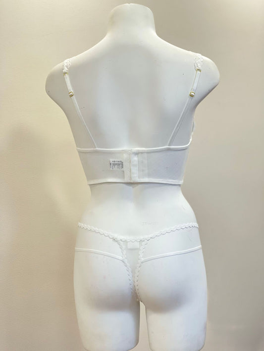 FREEDOMBEAUTY | Niche embroidered lace pure desire sultry vest underwear set thin bra sexy bra set