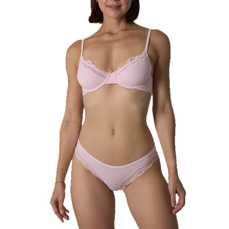 FREEDOMBEAUTY | fits everybody lace bra set lace underwear set chest padded with rim bra women
