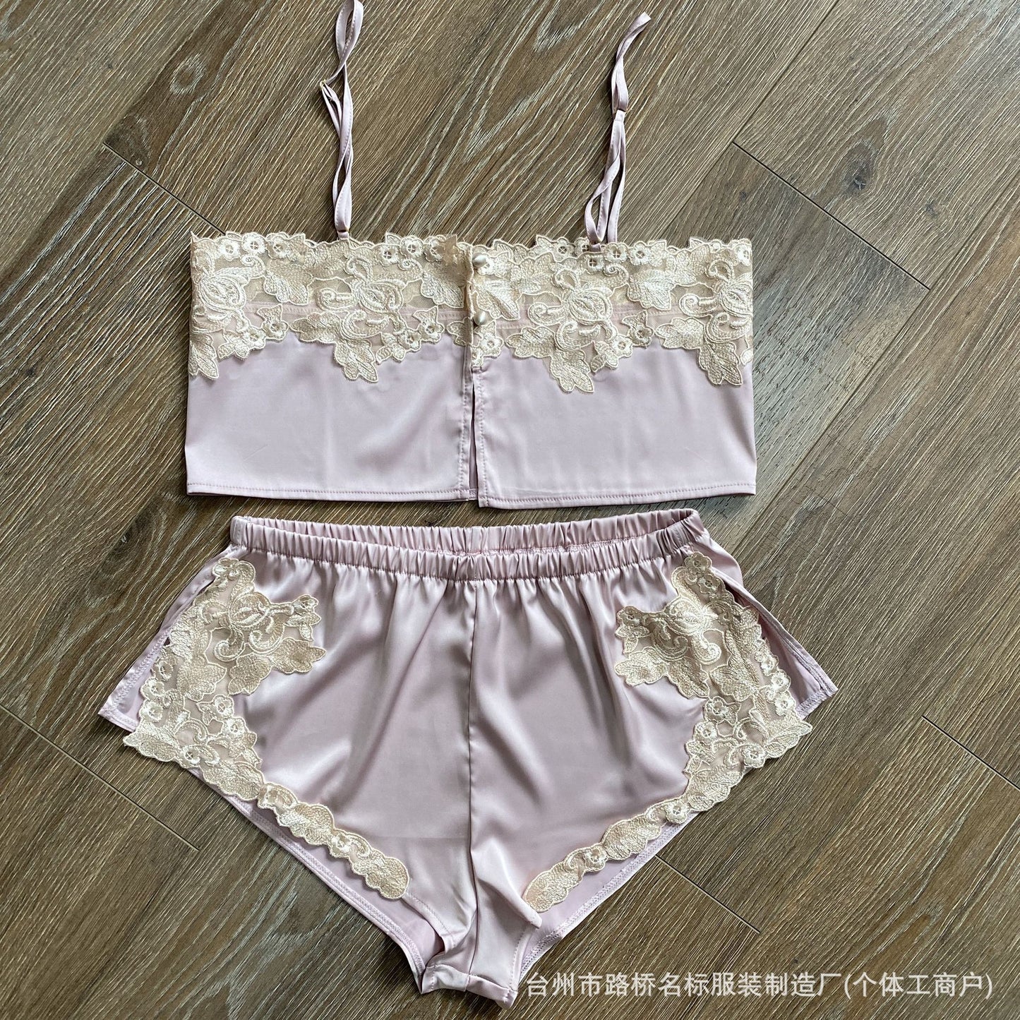 FREEDOMBEAUTY | 7021 Sex Set Pajamas, Sexy Embroidered Pajamas