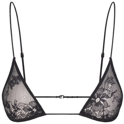 FREEDOMBEAUTY | FQ2967 SKIMS Kardashian stretch lace sexy triangle cup with stylish strap adjustment pure lust hottie