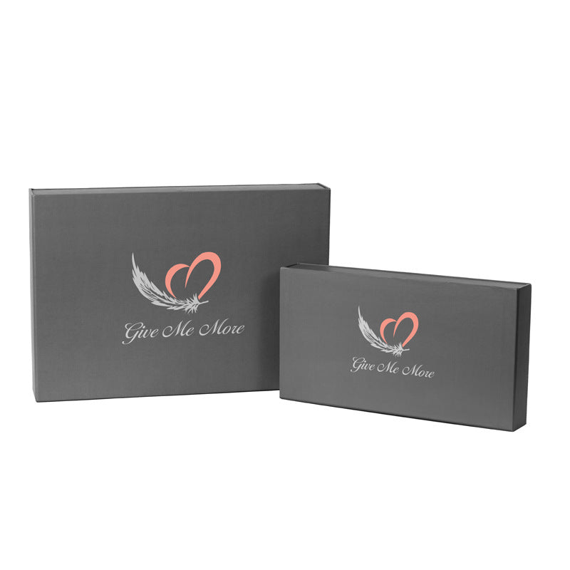 FREEDOMBEAUTY | Valentine's Day gift set, see-through mesh nightdress, three-point open-crotch pants, garter belt, five-piece set, plus packaging box.