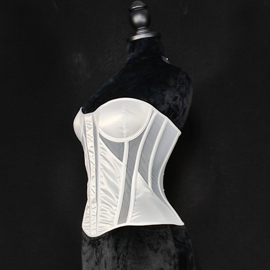 Freedombeauty | 759 breast cup mesh bra wedding dress base perspective cool